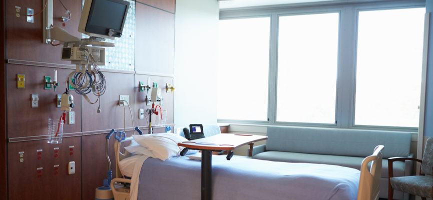 Chilled Beam Hospital Patient Room