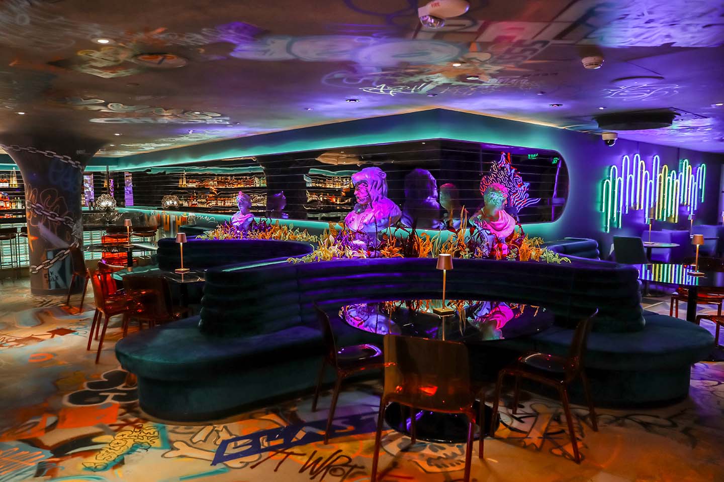 Meow Wolf Convergence Station Sips Lounge